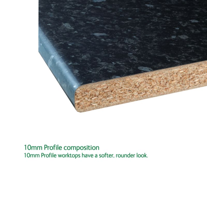 Alternative image for Laminate Worktop Black Quartz 3000mm